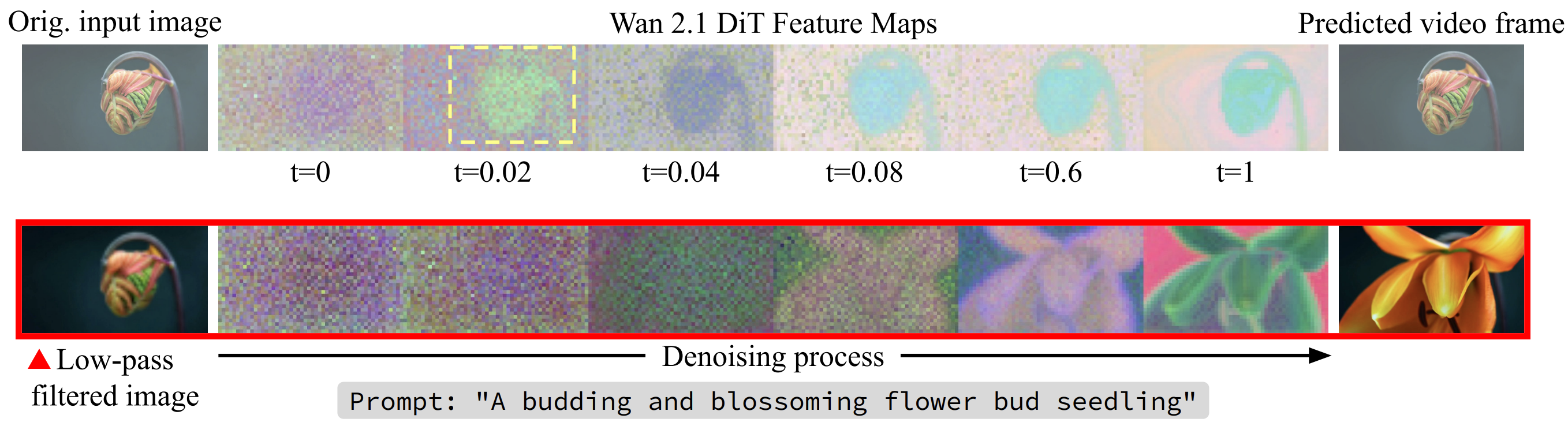 Visualization of shortcut effect in I2V generation